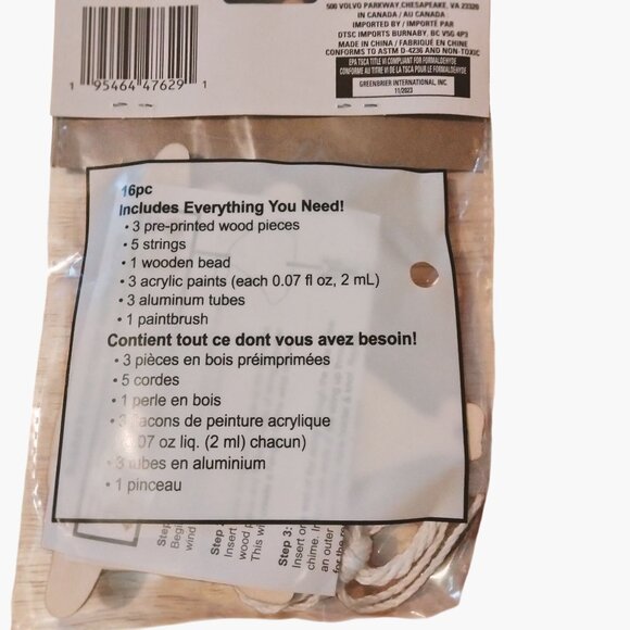 Wind Chime Craft Kit Beach Sandcastle Party Favor - Picture 4 of 5